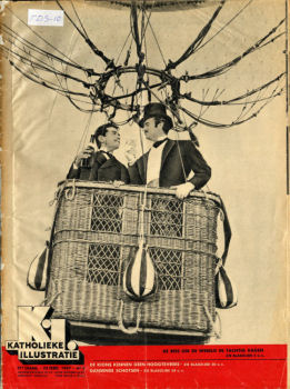 Tijdschrift: Katholieke Illustratie, met ballonscène op voorblad