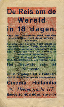 Afbeelding: Duits bankbiljet met reclame voor de film