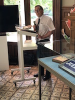 Photo: Opening of a Jules Verne exhibition in MAP Curiosum in Sint-Niklaas